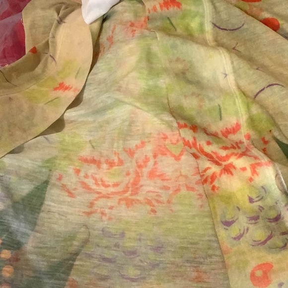 Alchemic Size Small Midi Sublimation Printed Dress With Side Slits. - Picture 5 of 5